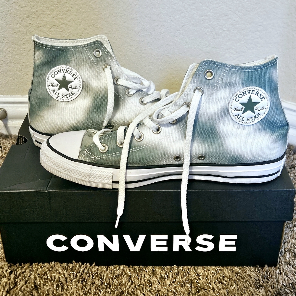 Converse Chuck Taylor All Star High Top Sneakers - Gray/White - Picture 2 of 8
